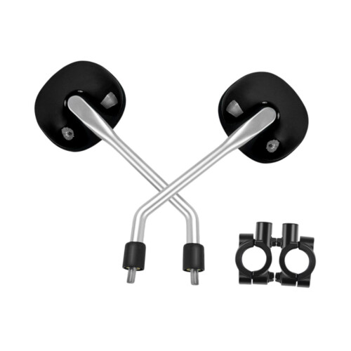 Mountain Bike Side Mirror Set Black Waterproof Drop 1