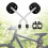 Mountain Bike Side Mirror Set Black Waterproof Drop 7