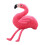 Flamingo pluche knuffelkussen, wasbaar, klein 4