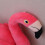 Flamingo pluche knuffelkussen, wasbaar, klein 8
