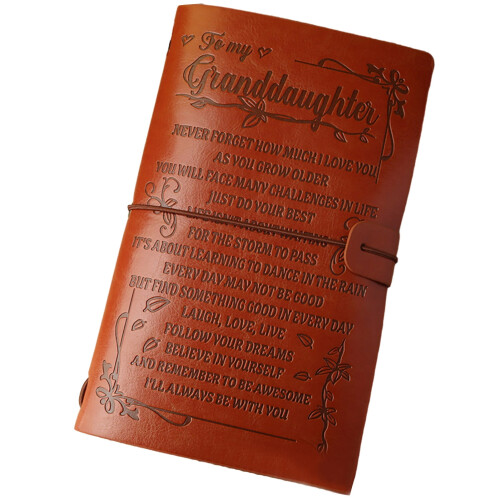 Journal Notebook Smooth Writing Thick Pages Faux Leather 1