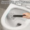 Porte-brosse de toilette mural en plastique avec système d'évacuation 7