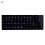 Autocollant clavier givré non marquant universel (1 pièce) 2