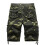 Bermuda Cargo Masculina de Algodão com Corte Relaxado e Estampa Camuflada (1 Par) 3