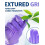 Gants jetables en nitrile violet, imperméables, 4 mil 3