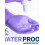 Gants jetables en nitrile violet, imperméables, 4 mil 5