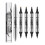 Xaoshaoyi Magic Eyebrow Pencil 3D Waterproof 4-Tip 5