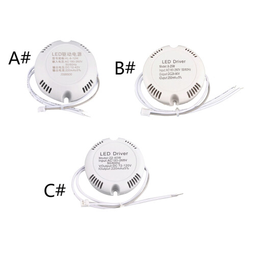 Alimentation pour LED circulaire non isolée 50-60 Hz 2
