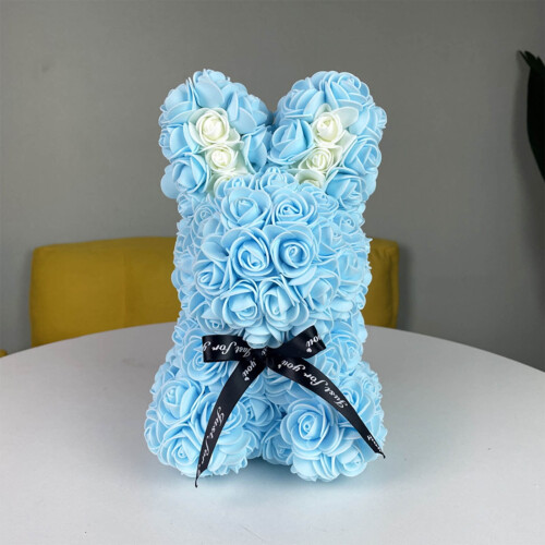 DIY Gift Box with Simulation Rose Bunny – Foam Craft Kit, 2