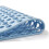 Antislip badmat/douchemat van TPE, blauw, 35x16 inch 2