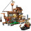Set de construcție corabie pirat Temă Pirate Wharf 1 pachet 2