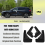 Λασπωτήρες Ford Escape σε μαύρο χρώμα, 4 τεμαχίων, για προστασία παντός καιρού 2