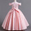 Vestido de princesa azul rey para niñas, talla 4-6 4
