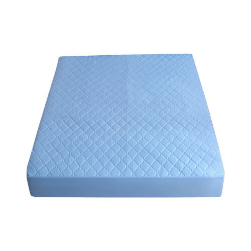 Housse de matelas matelassée ajustée en polyester antidérapant pour matelas profond 1