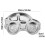 Stainless Steel Car-Shaped Kids Dinner Plate 5-Compartment 3