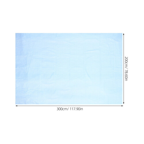 Cubierta de burbujas inflable rectangular grande para piscina 1