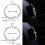 Bracciale Yuehao Planet da donna in argento con cristalli, regolabile 3