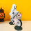 Halloween-Geist und rosa Kürbis, Harzfigur, 1 Stück 4