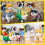Jeu de construction chat orange avec figurines d'animaux, 14 ans et plus 4