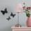 Autocolant de perete fluture negru decorațiune de nuntă 12 buc 7