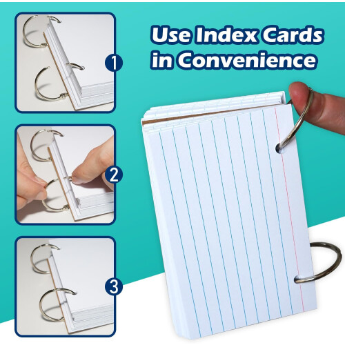 Index Card Dividers3x5White A-Z Tabs25Pack 1
