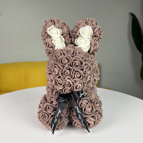 Foam Bunny Valentine's Day Simulation Rose Cuddle Gift 2