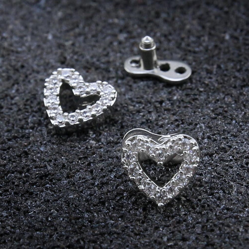 Titanium Dermal Anchor Surface Piercing16G Hart2 stuks 1