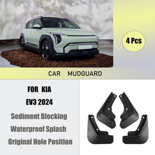 KIA EV3 2024Φτερά μαύρα 4 τεμαχίων εμπρός πίσω 1
