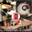 Mini silent drum pad with stand 1.57 inch 5
