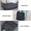 Men's Black Business Handbag Spacious Interior Double 8