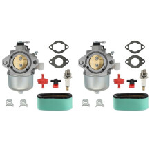 2X 699831 Vergaser mit Luft Filter Kit für Briggs & Stratton 283702 283707 284702 Rasen MäHer Motoren