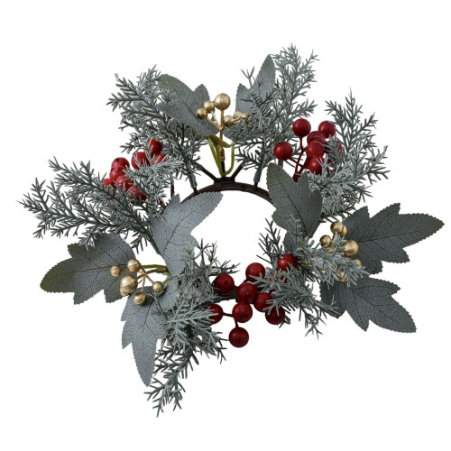 Julelysdekoration bordkrans 1