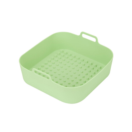 Lebensmittelechter Silikon-Airfryer-Einsatz, quadratisch, 3 Farben 2