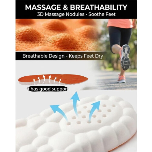 Cloud indlægssåler til kvinder og mænd, 2 par memory foam bue 1