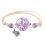 Feather Beads Dried Flower Charm Bracelet 5
