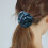Chiffon rozenhaarclips voor dames, met een grote strik. 4