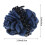 Chiffon rozenhaarclips voor dames, met een grote strik. 6