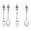 Skeleton Skull Silverware Set, 2-Pack Stainless Steel Spoon & Fork – Modern Tableware, Compatible with Halloween, Easter, Christmas 8