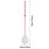 Brosse à biberon en silicone avec long manche et poils doux, 3