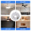 Module d'éclairage LED en aluminium pour ventilateur de plafond, 120 V, à intensité variable 2