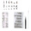 Criostail Ingne Rhinestones Gloine Ar Ais Cothrom 2