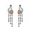 S925 Silver Star Moon Castle Earrings 1 Pair 5