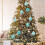 Christmas Tree Ornament Black Irregular Ball Pendant Set 2