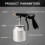 High Pressure Undercoating Sprayer Gun Adjustable 6