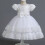 Mädchen-Prinzessinnenkleid, weiß, Größe 4-6 2