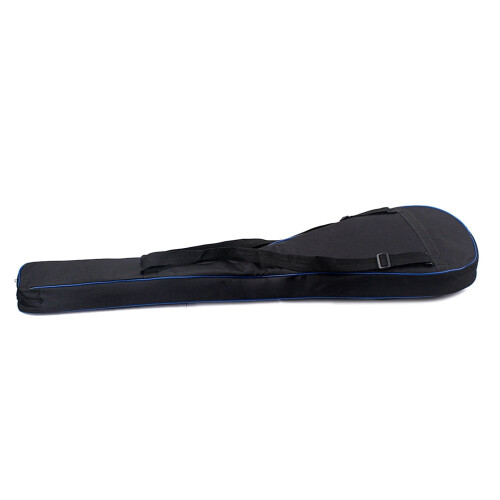 Black guitar case water resistant with side handle 2