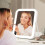Lighted Vanity Mirror 8x10 inch 3-color dimmable LED white 8