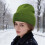 Winter Beanie Satin-Lined Green Unisex 1 Pack 2