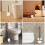 Toiletborstelhouder, wit, plastic, ruimtebesparend, 4 stuks 3