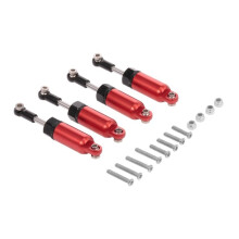4Pcs Alloy for WPL 1:16 Henglong C-14 C-24 Pickup Crawler Half Truck RC Car Spare Parts Upgrade Modified Parts,Red